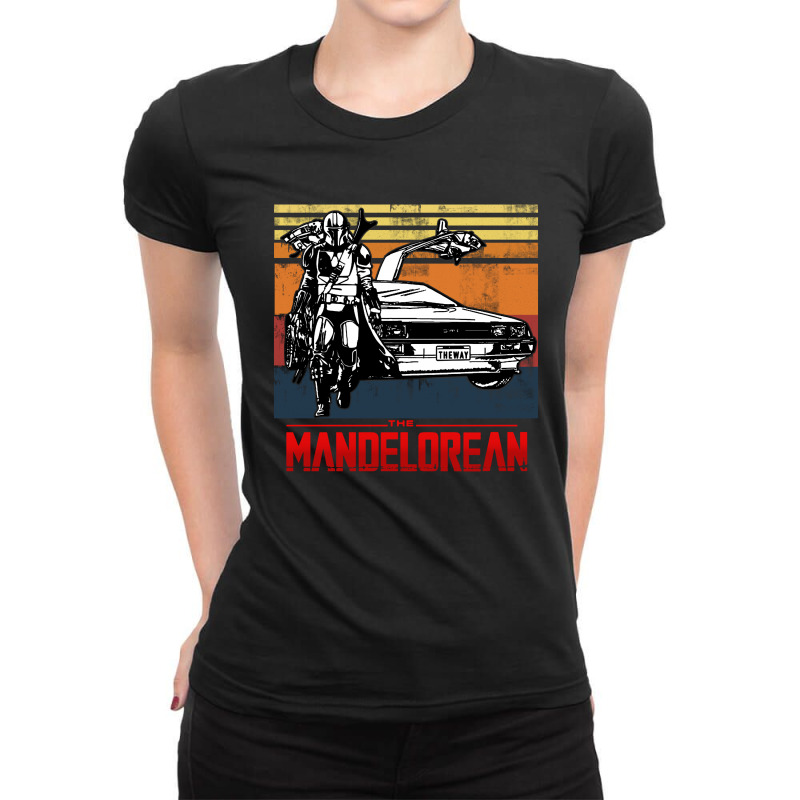 Delorean Man Ladies Fitted T-Shirt by TrendTee | Artistshot