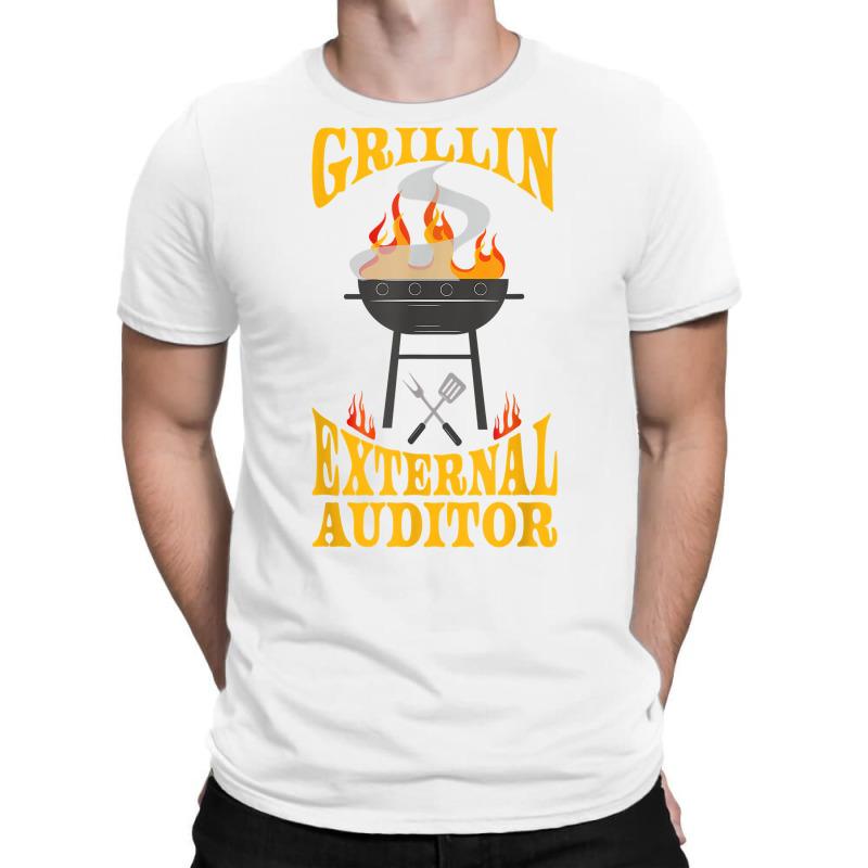 External Auditor Bbq Grill Smoker & Barbecue Chef T Shirt T-Shirt by vazwttopperve | Artistshot