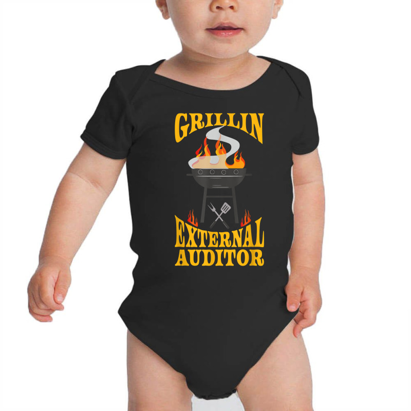 External Auditor Bbq Grill Smoker & Barbecue Chef T Shirt Baby Bodysuit by vazwttopperve | Artistshot