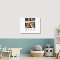 Hebrew Israelite Lion Of Judah Jewish Landscape Canvas Print | Artistshot