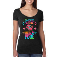 Goodbye School Hello Pool T  Shirt Goodbye School Hello Pool T  Shirtb Women's Triblend Scoop T-shirt | Artistshot