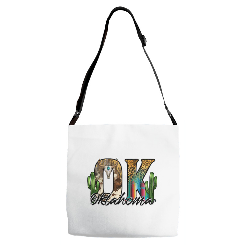 Oklahoma Adjustable Strap Totes | Artistshot