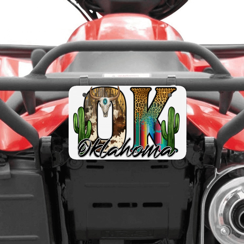 Oklahoma Atv License Plate | Artistshot