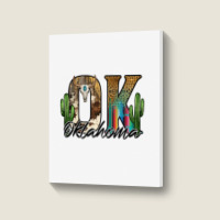 Oklahoma Portrait Canvas Print | Artistshot