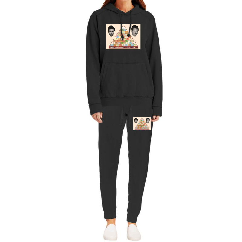 Ron Swanson's Pyramid Hoodie & Jogger Set | Artistshot