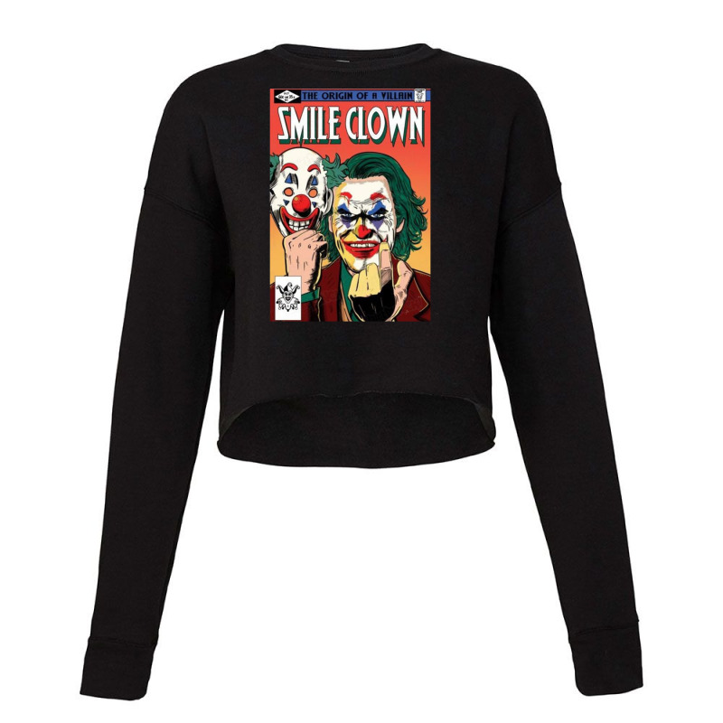 Smile Clown Cropped Sweater by Caterina | Artistshot