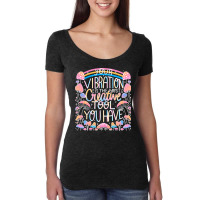 Mushroom Design T  Shirt Your Vibration T  Shirt Women's Triblend Scoop T-shirt | Artistshot