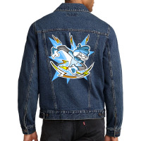 Lightning Strikes Twice Men Denim Jacket | Artistshot