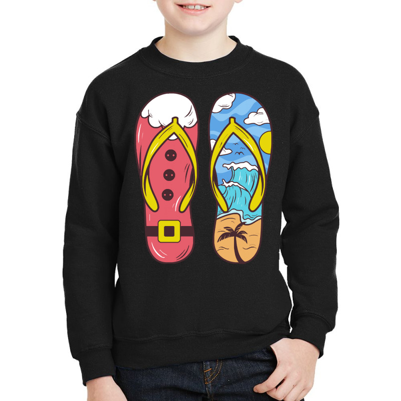 Flip Flop T  Shirt Flip Flop Christmas In July T  Shirt Youth Sweatshirt | Artistshot