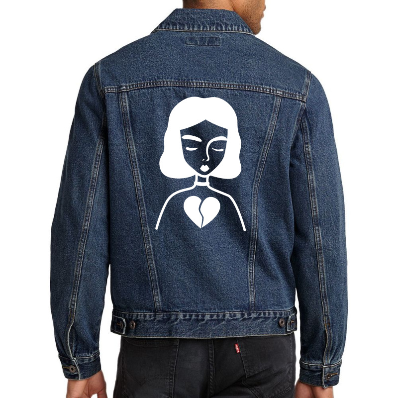 Broken Heart Men Denim Jacket | Artistshot