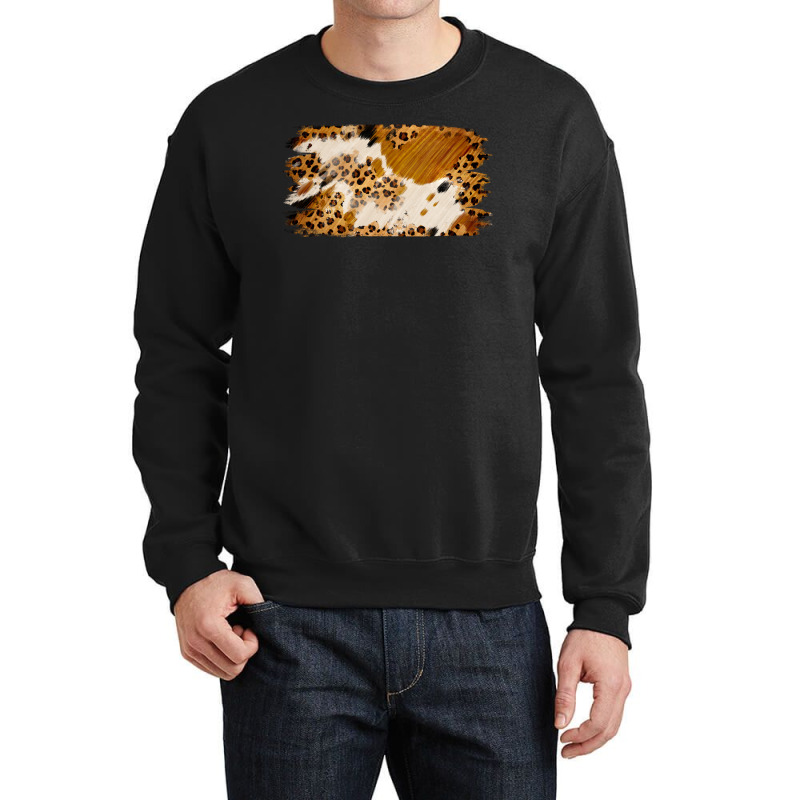 Leopard Cowhide Brushstroke Crewneck Sweatshirt | Artistshot