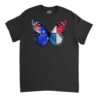 Australian Panamanian Flag Butterfly T Shirt Classic T-shirt | Artistshot