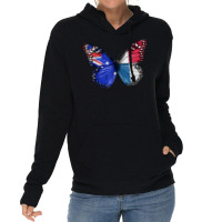 Australian Panamanian Flag Butterfly T Shirt Lightweight Hoodie | Artistshot