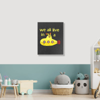 Yellow Submarine, The Yellow Submarine, Yellow, Submarine Portrait Canvas Print | Artistshot