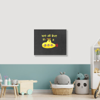 Yellow Submarine, The Yellow Submarine, Yellow, Submarine Landscape Canvas Print | Artistshot