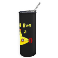 Yellow Submarine, The Yellow Submarine, Yellow, Submarine Skinny Tumbler | Artistshot