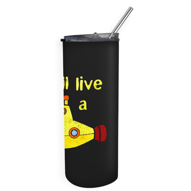 Yellow Submarine, The Yellow Submarine, Yellow, Submarine Skinny Tumbler | Artistshot