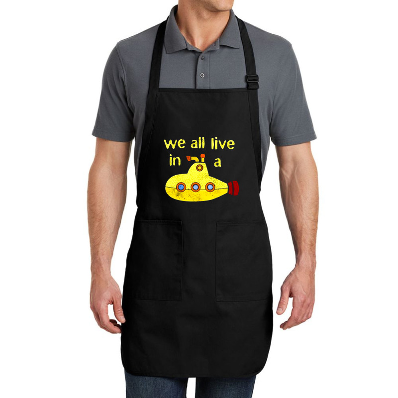 Yellow Submarine, The Yellow Submarine, Yellow, Submarine Full-length Apron | Artistshot