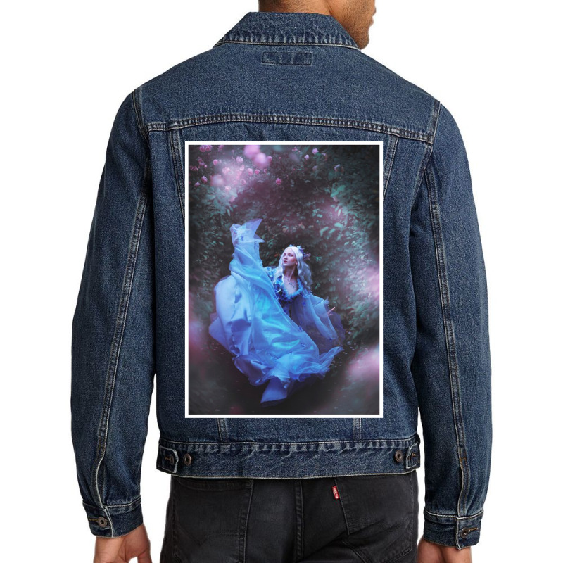 Elven Space Queen Men Denim Jacket | Artistshot