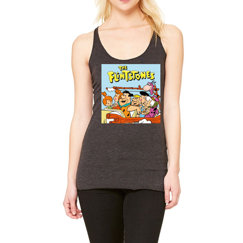 Flinstone Racerback Tank by donni | Artistshot