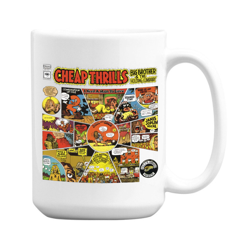 Album Albig Brother & The Holding Company Cheap Thrills 15 Oz Coffee Mug | Artistshot