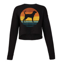 Black And Tan Coonhound Vintage Retro Dog Mom Dad Gift T Shirt Cropped Sweater | Artistshot