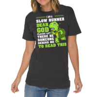 I'm A Slow Runner Turtle Funny Marathon Running Run Gift T Shirt Vintage T-shirt | Artistshot