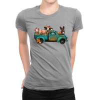 Farm Animals Truck Ladies Fitted T-shirt | Artistshot