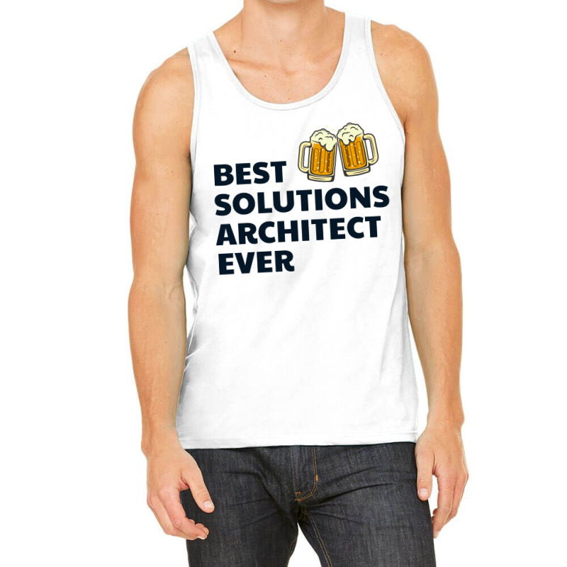 Solution Architect Architecture Beer Drinking Architectural Funny Tank Top | Artistshot