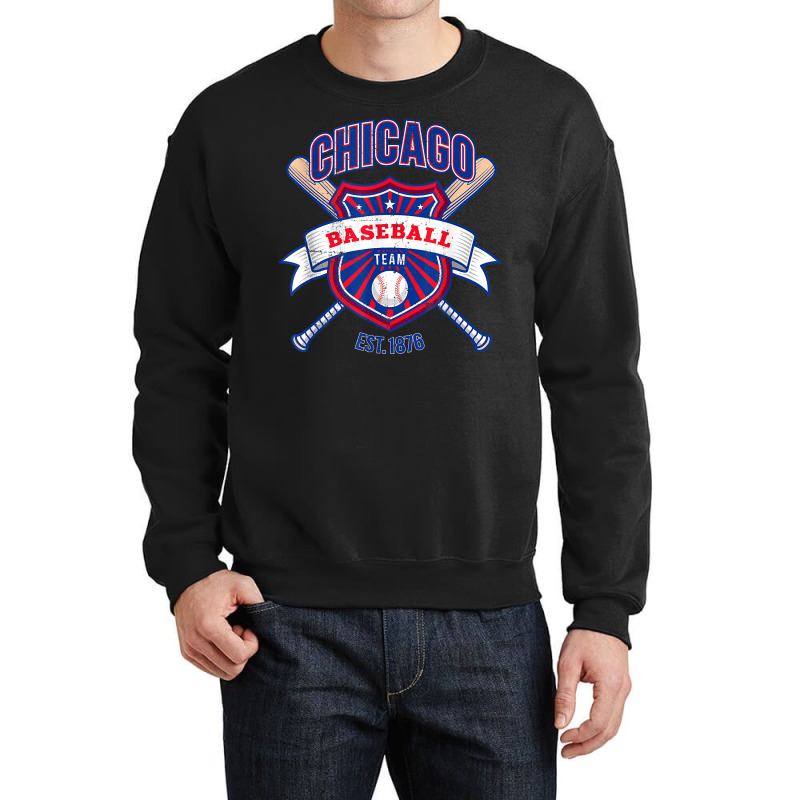 Distressed Look Cub Party Tailgate Sport Gameday Fan Gift T Shirt Crewneck Sweatshirt by manviwadlington | Artistshot