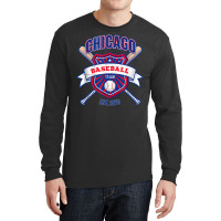 Distressed Look Cub Party Tailgate Sport Gameday Fan Gift T Shirt Long Sleeve Shirts | Artistshot