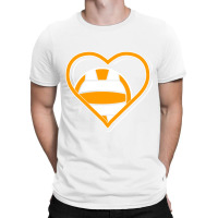 Orange Water Polo Heart For Water Polo Lovers Pullover Hoodie T-shirt | Artistshot