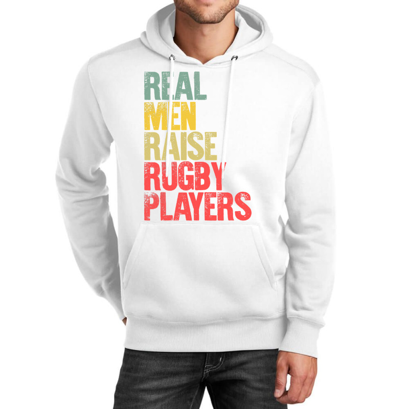 Proud Dad Shirt Real Men Raise Rugby Players Gift T Shirt Unisex Hoodie | Artistshot