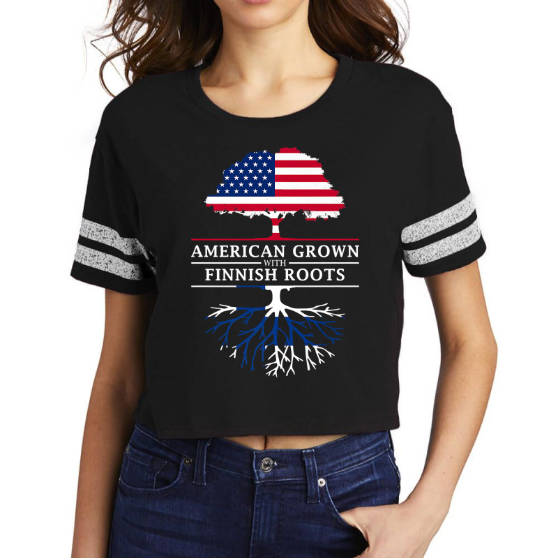 American Grown With Finnish Roots   Finland Premium T Shirt Scorecard Crop Tee by tandonwelters | Artistshot