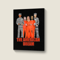 Obama Biden Kamala Pelosi Prisoner The American Dream T Shirt Portrait Canvas Print | Artistshot