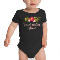 Baruch Hashem Adonai   Hebrew Messianic Christian Gift Raglan Baseball Baby Bodysuit | Artistshot