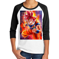 Goku Anime Youth 3/4 Sleeve | Artistshot