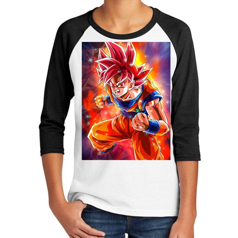 Goku Anime Youth 3/4 Sleeve by dianaamccray | Artistshot