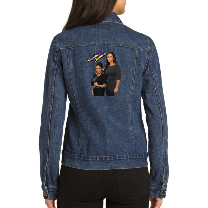 Snooki & Jwoww Ladies Denim Jacket by tioniferi801219@gmail.com | Artistshot