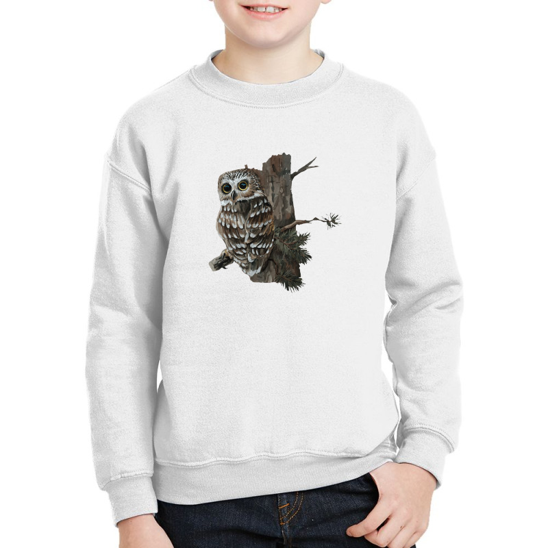 Owl Forest Youth Sweatshirt by jokemotor | Artistshot