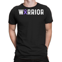 Epilepsy Warrior Awareness Purple Ribbon Men & Women T Shirt T-shirt | Artistshot