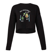 Holy Blockamole! Guacamole Player Blocker Volleyball Cropped Sweater | Artistshot