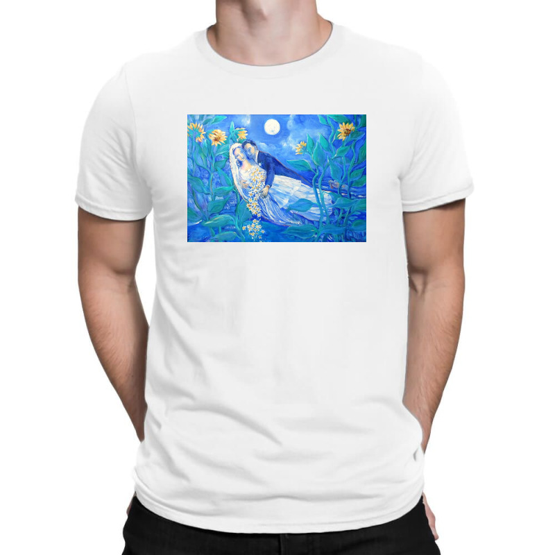 March Chagall - Lovers And Sunflowers T-shirt | Artistshot