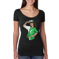 Pakistani Girl Unbreakable Pakistani Heritage Pakistan Flag T Shirt Women's Triblend Scoop T-shirt | Artistshot