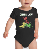 Ohms Law Funny Shirt.electrical Electronics Engineer Funny T T Shirt Baby Bodysuit | Artistshot