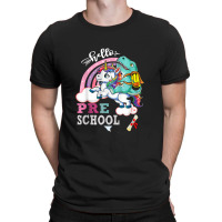 Preschool Cutie Unicorn Rainbow Squad Back To School T-shirt | Artistshot