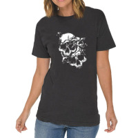 Skull Morel Mushrooms Mycologist Goth Mushroom Vintage T-shirt | Artistshot