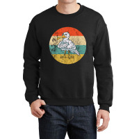 Seagull Vintage Retro Seabird Harbour Albatros Seagull Lover Crewneck Sweatshirt | Artistshot