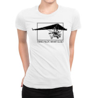 Ultra Light Trike Powered Hangglider Light Aircraft T Shirt Ladies Fitted T-shirt | Artistshot