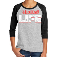 Phlebotomy Phlebotomist Injection Life Blood Donor Gift T Shirt Youth 3/4 Sleeve | Artistshot